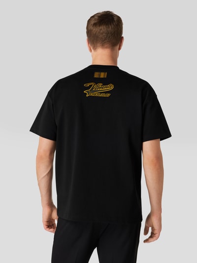 VTMNTS T-Shirt mit Label-Stitchings Schwarz 5