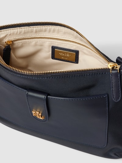 Lauren Ralph Lauren Umhängetasche mit Leder-Details Modell 'JAMEY 27' Marine 4