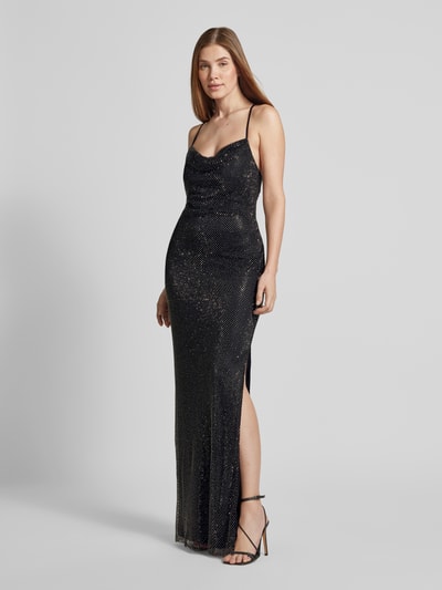 Jake*s Cocktail Abendkleid mit Strasssteinbesatz Black 1