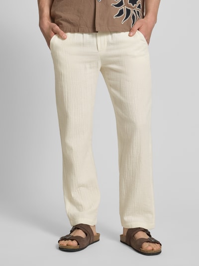 Only & Sons Loose Fit Hose mit elastischem Bund Modell 'SINUS' Offwhite 4