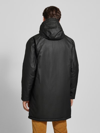 Barbour Jack met klepzakken, model 'WINTER WAX' Zwart - 5