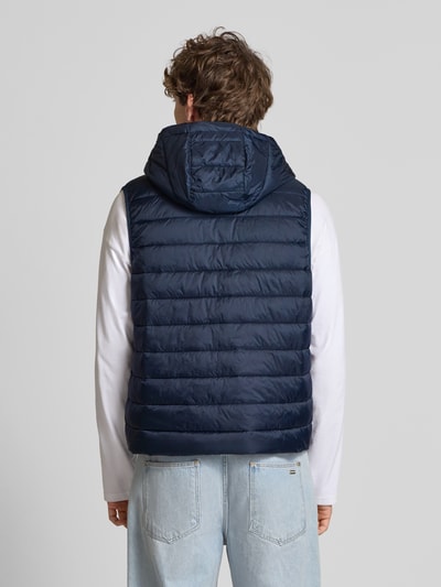 Jack & Jones Kamizelka pikowana z kapturem i wpuszczanymi kieszeniami Ciemnoniebieski 5