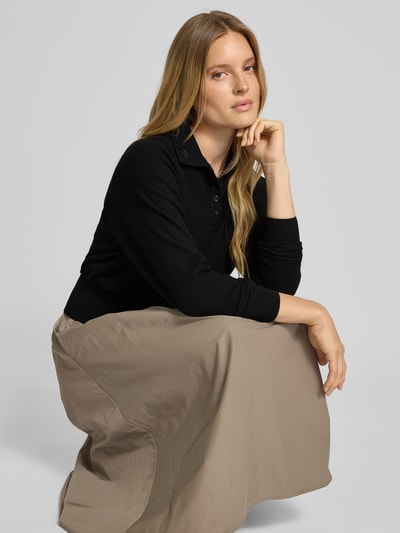 OPUS Gebreide pullover met polokraag, model 'Geigi' Zwart - 3