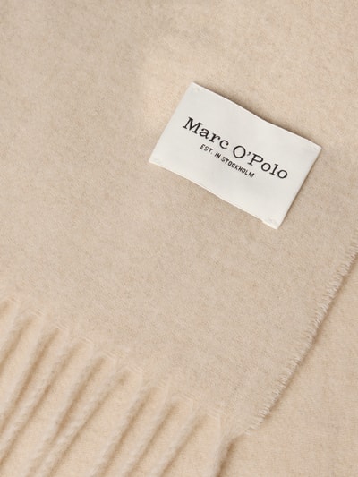 Marc O'Polo Sjaal van pure wol Offwhite - 2