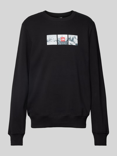 The North Face Sweatshirt met labelprint Zwart - 2