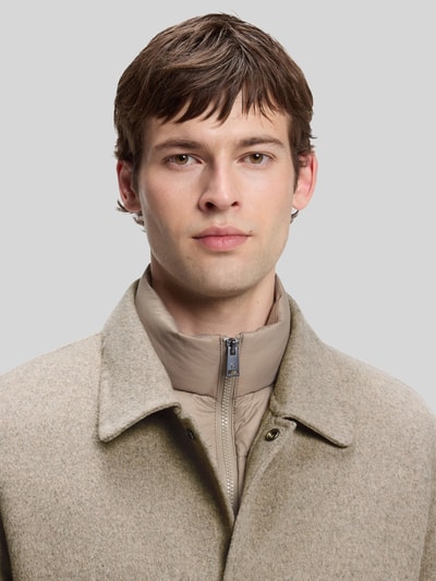 BOSS Hemdjacke mit gesteppter Front Modell 'C-Caron' Beige 3
