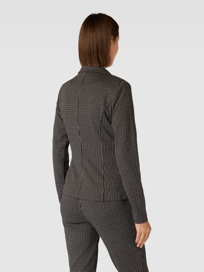 ICHI Blazer met all-over motief, model 'KATE' Bordeauxrood - 5