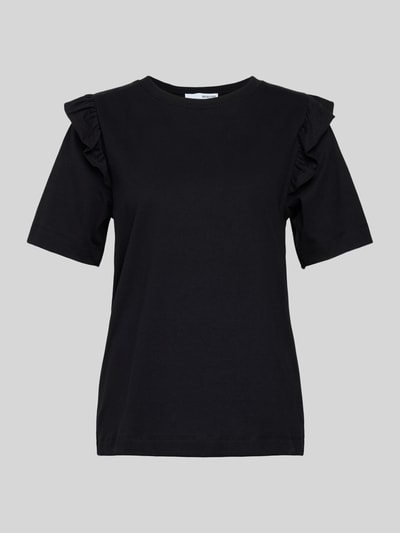 Selected Femme T-Shirt mit Volants Modell 'CILLEE' Black 2