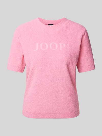 JOOP! Strickshirt mit Rundhalsausschnitt Modell 'Kalika' Pink 1