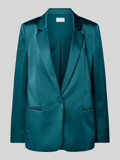 Jake*s Cocktail Regular fit blazer met paspelzakken Donkergroen gemêleerd - 2