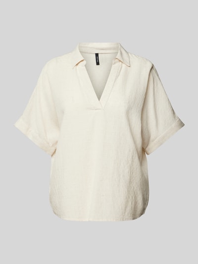 Vero Moda Blusenshirt mit Umlegekragen Modell 'MICHELLE' Beige 2