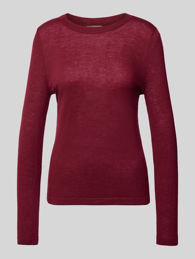 Christian Berg Woman Selection Gebreide pullover met ronde hals Bordeaux - 2