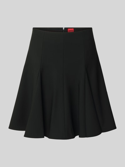 HUGO Minirok met viscose, model 'REJULI' Zwart - 2