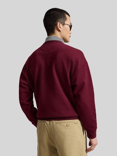 Polo Ralph Lauren Sweatshirt mit Golfbär-Stickerei Bordeaux 5