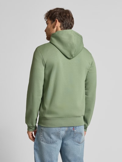 Lacoste Bluza rozpinana o kroju regular fit z mieszanki bawełny Zielony 5