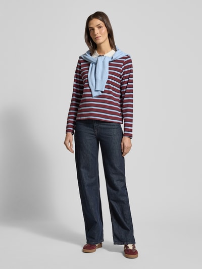 s.Oliver RED LABEL Koszulka polo o kroju Regular Fit z czystej bawełny Bordowy 1