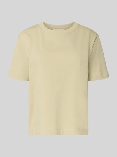 Produktfoto, Boxy Fit T-Shirt aus reiner Baumwolle Modell 'ESSENTIAL' von Selected Femme in effen kleuren, heavy jersey, korte mouw, ronde hals, labelpatch