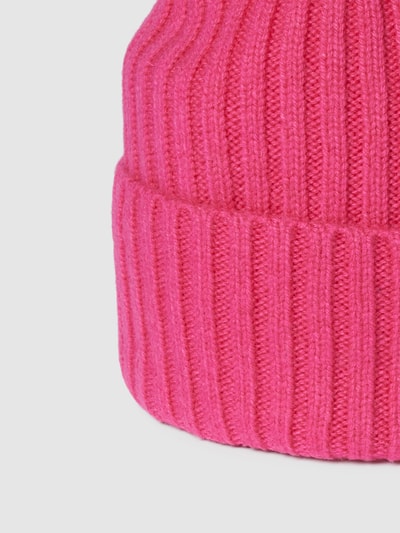 Jake*s Casual Czapka beanie z prążkowaną fakturą Mocnoróżowy 2