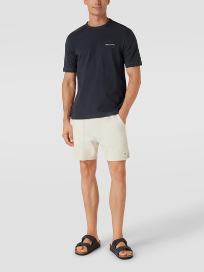 Marc O'Polo T-Shirt mit Logo-Stitching Marine 1