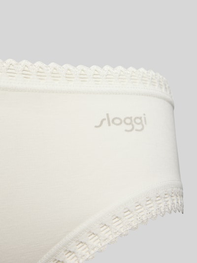 Sloggi Slip met kant in een set van 3 stuks, model 'GO' Offwhite - 2