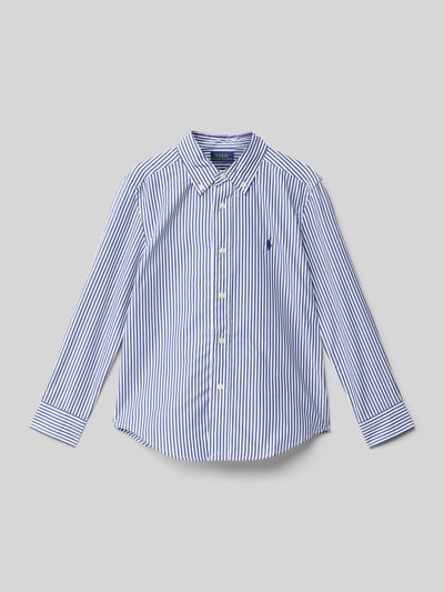 Polo Ralph Lauren Kids Vrijetijdsoverhemd met button-downkraag Marineblauw - 1