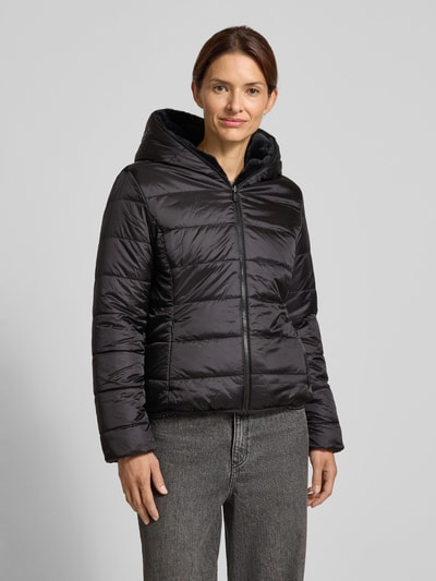 SAVE THE DUCK Bluza rozpinana z kapturem model ‘LAILA’ Czarny 6