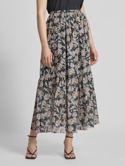 Weekend Max Mara Seidenrock mit Eingrifftasche Black 4