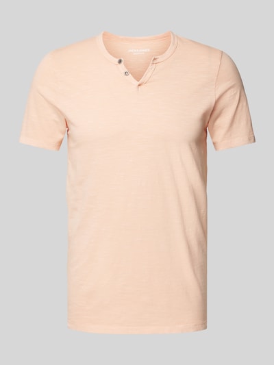 Jack & Jones T-Shirt mit V-Ausschnitt Apricot 1