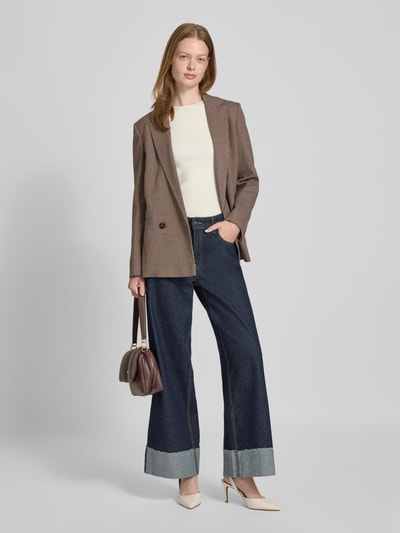 Mango Regular Fit Blazer mit Paspeltaschen Modell 'CHARLOT' Bordeaux 1