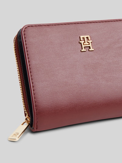 Tommy Hilfiger Portemonnaie mit Druckknopf Bordeaux 2