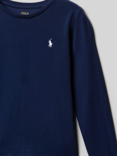 Polo Ralph Lauren Teens Bluzka z długim rękawem i wyhaftowanym logo Granatowy 2