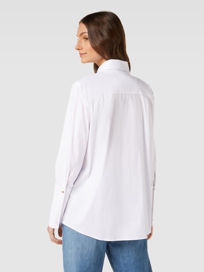 Patrizia Pepe Hemdbluse mit Brusttasche Modell 'CAMICIA' Offwhite 5