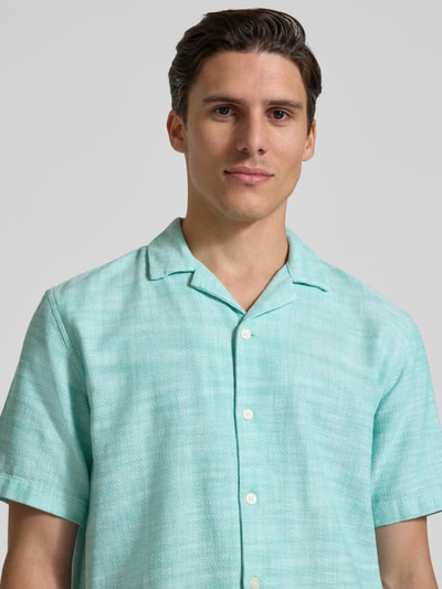 Tom Tailor Denim Relaxed Fit Freizeithemd aus reiner Baumwolle Gruen 3