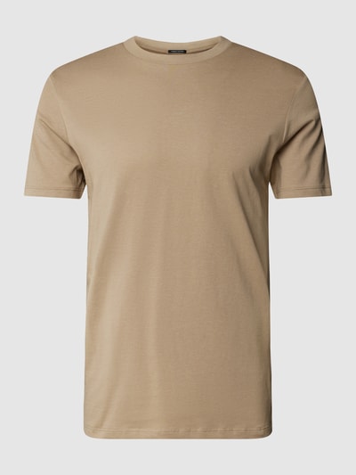 Strellson T-Shirt mit Rundhalsausschnitt und kurzen Ärmeln Beige 2