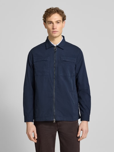 Barbour Regular Fit Hemdjacke aus reiner Baumwolle Modell 'GLENDALE' Marine 4