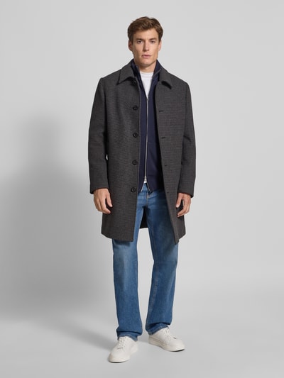 Gant Sweatjacke mit Label-Stitching Marine 1