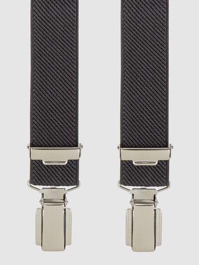 Lloyd Men's Belts Bretels in X-vorm Donkergrijs - 1