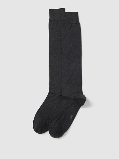 BOSS Socken mit geripptem Abschluss im 2er-Pack Anthrazit 1