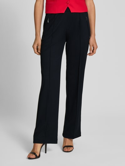 Raphaela By Brax Hose mit elastischem Bund Modell 'Peggy Flared' Black 4