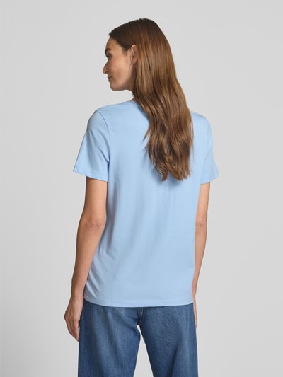 s.Oliver RED LABEL Regular fit T-shirt van puur katoen Bleu - 5
