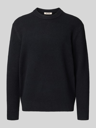 Only & Sons Relaxed Fit Pullover aus Baumwoll-Mix mit Woll-Anteil Modell 'JAMES' Black 2