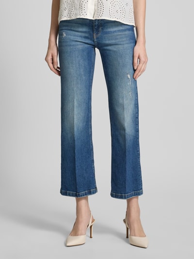 JOOP! Flared jeans in destroyed-look, model 'Christi' Blauw - 4