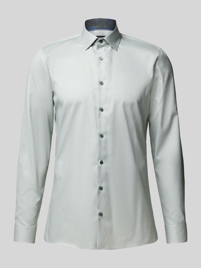 OLYMP No. Six Super slim fit zakelijk overhemd met kentkraag Zilver - 2