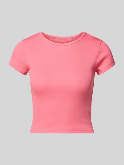 Review T-Shirt mit Rundhalsausschnitt Pink 2