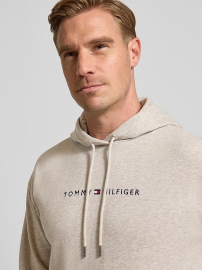 Tommy Hilfiger Regular Fit Hoodie aus Baumwoll-Mix Modell ' OH HOODIE' Offwhite Melange 3