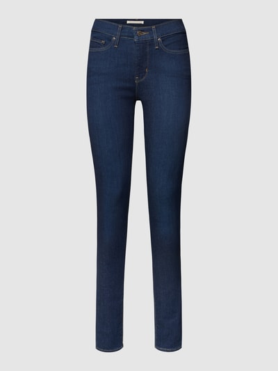 Levi's® 300 Jeans met labelpatch, model '310 SHAPING SUPER SKINNY' Marineblauw - 2