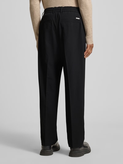 ARMANI EXCHANGE Stoffhose mit elastischem Bund Modell 'PANTALONI' Black 5