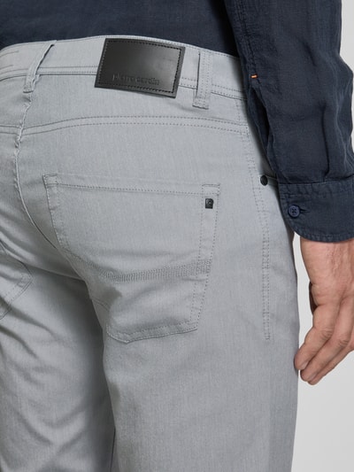 Pierre Cardin Tapered fit chino in 5-pocketmodel, model 'Lyon' Lichtgrijs - 3