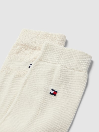 Tommy Hilfiger Socken mit Label-Stitching im 2er-Pack Offwhite 2