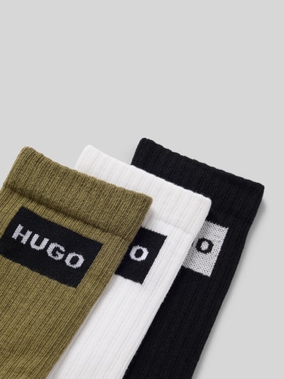 HUGO Socken aus Baumwoll-Mix im 3er-Pack Oliv 2